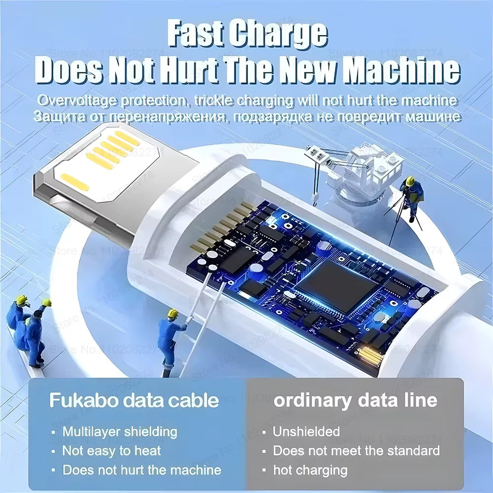 35W USB C Cable Fast Charge for Apple Iphone 14 13 12 11 15 16 Pro Max plus Ipad Air PD Fast Charger Cables USB Type C Data Line