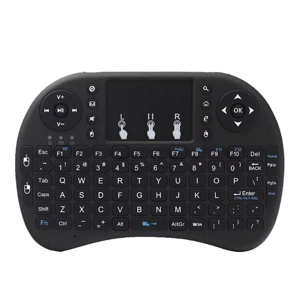 I8 2.4G Mini Wireless Keyboard Classic Black Air Mouse Remote Control Touchpad for Android TV Box PC Smart TV